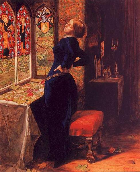 Sir John Everett Millais Mariana oil painting image